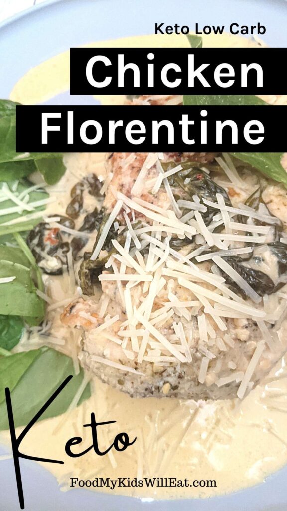 Gleeful Chicken Florentine 9 🐔 Chicken Florentine served on spinach topped with white wine cream cheese sauce.