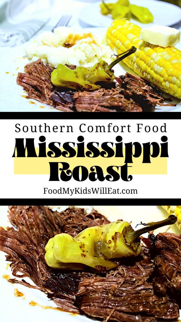 Mississippi Pot Roast with Pepperoncini Peppers Crockpot Dinner. This comfort food is also keto friendly, low carb, throw together meal with a super easy recipe. Home Cooked yummy yum yums. 