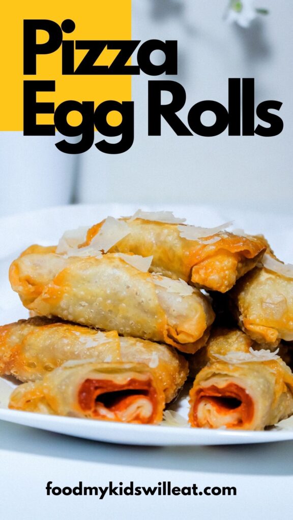 Looking for a delicious egg roll filling idea? Pizza Egg Rolls are a fun, kid-friendly, snack or meal. Quick and Easy, Crispy, Comfort Food Recipe